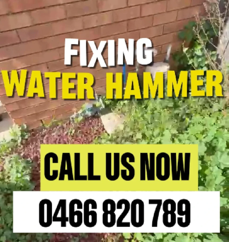 Fixing water hammer in Melbourne by Housecare Plumbing