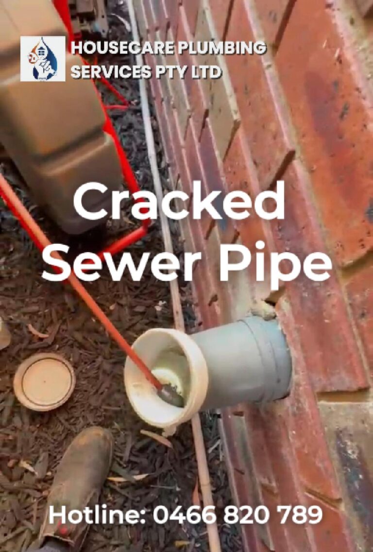 Cracked Sewer Pipe | Melbourne 3